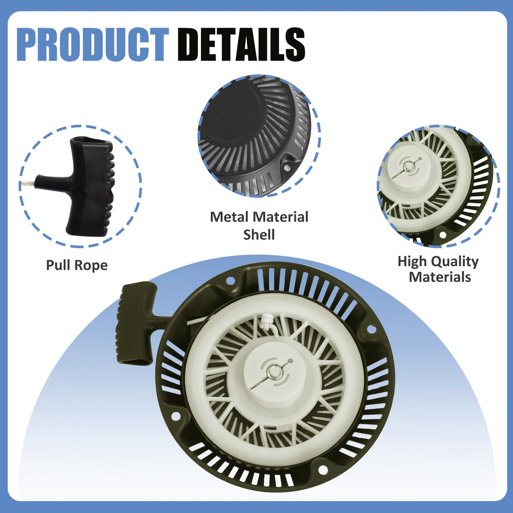 Wadoy starter installed on engine illustrating correct fit and easy replacement
