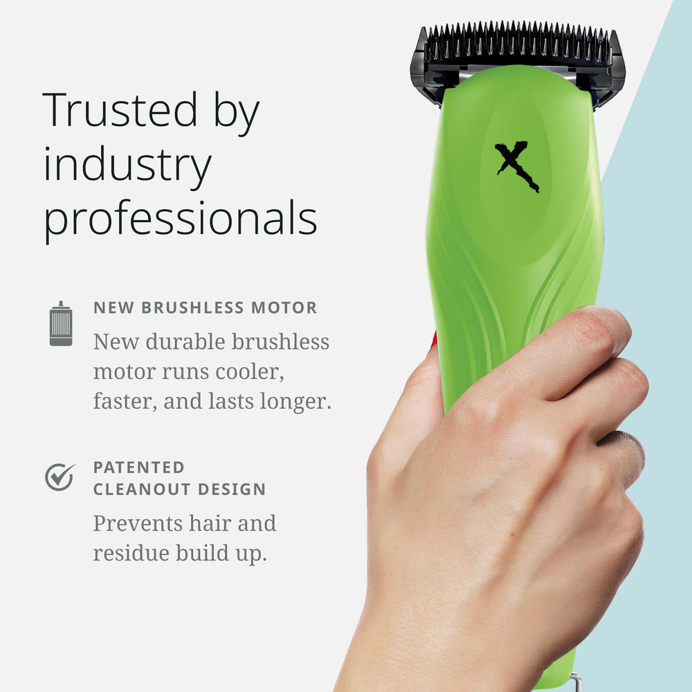 Wahl KMX rapid-charge indicator closeup highlighting fast top-up convenience