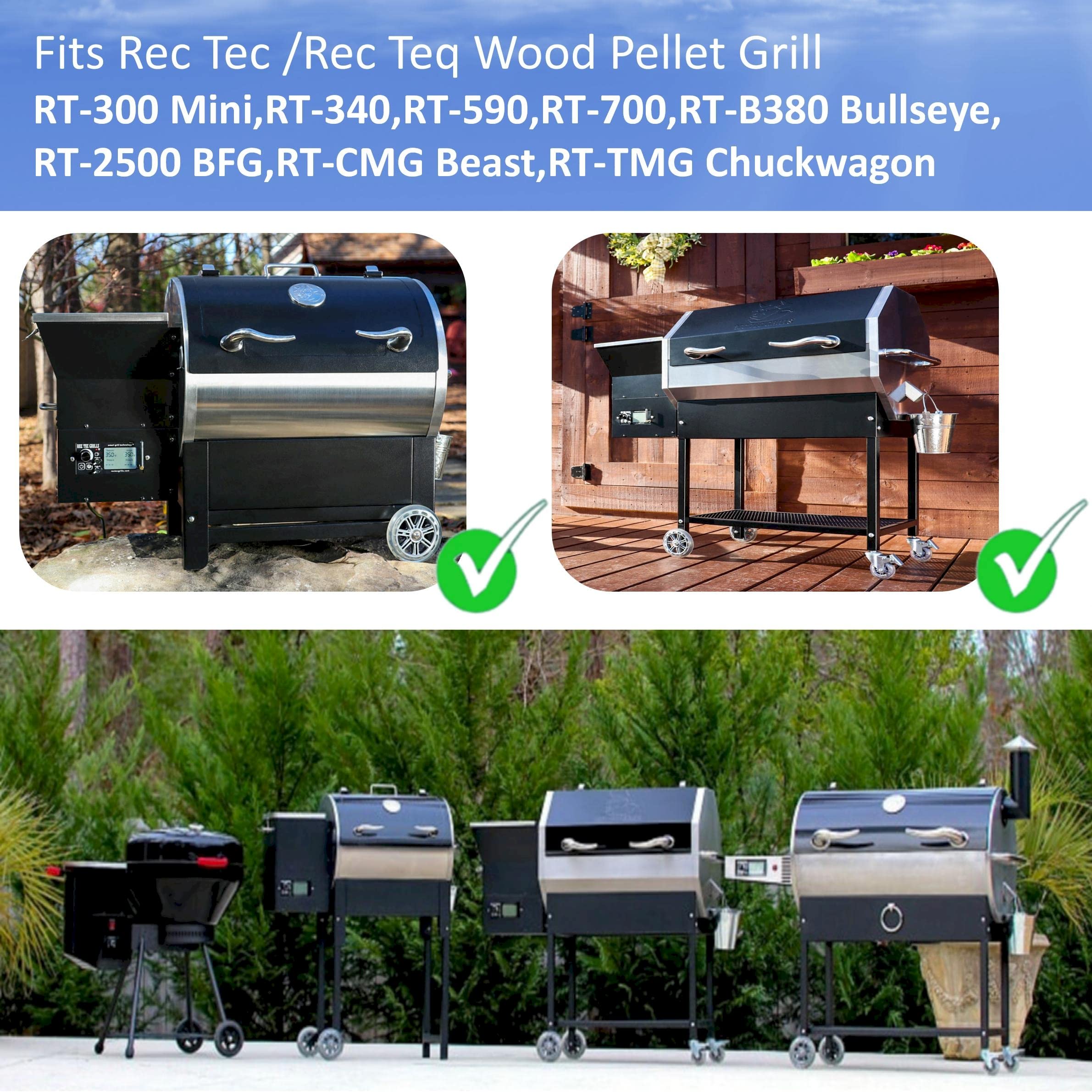WAITCOOK igniter installed in RecTeq grill demonstrating quick reliable startup