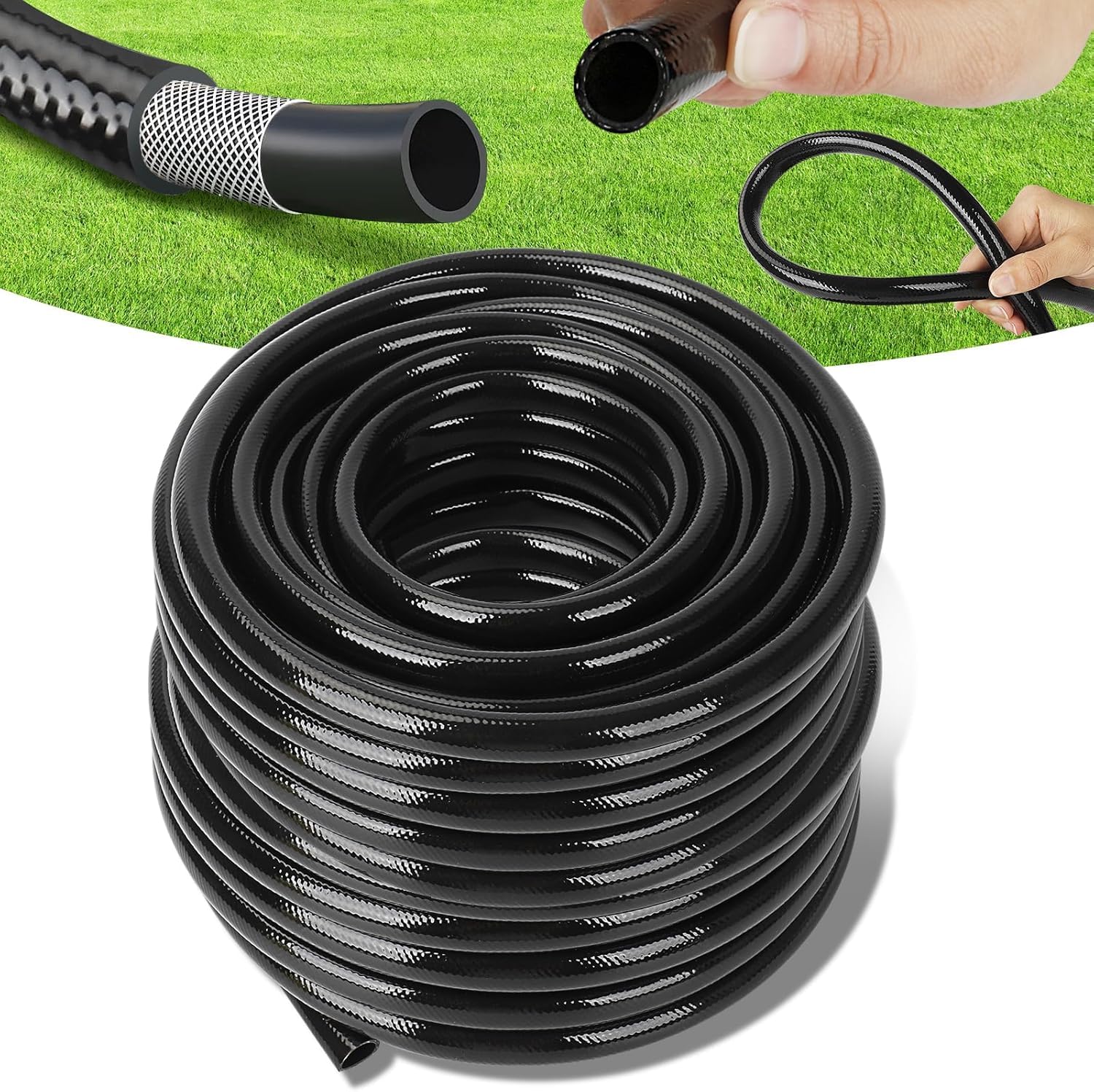 WAIWL front view of 100 ft coil showing label and length benefit