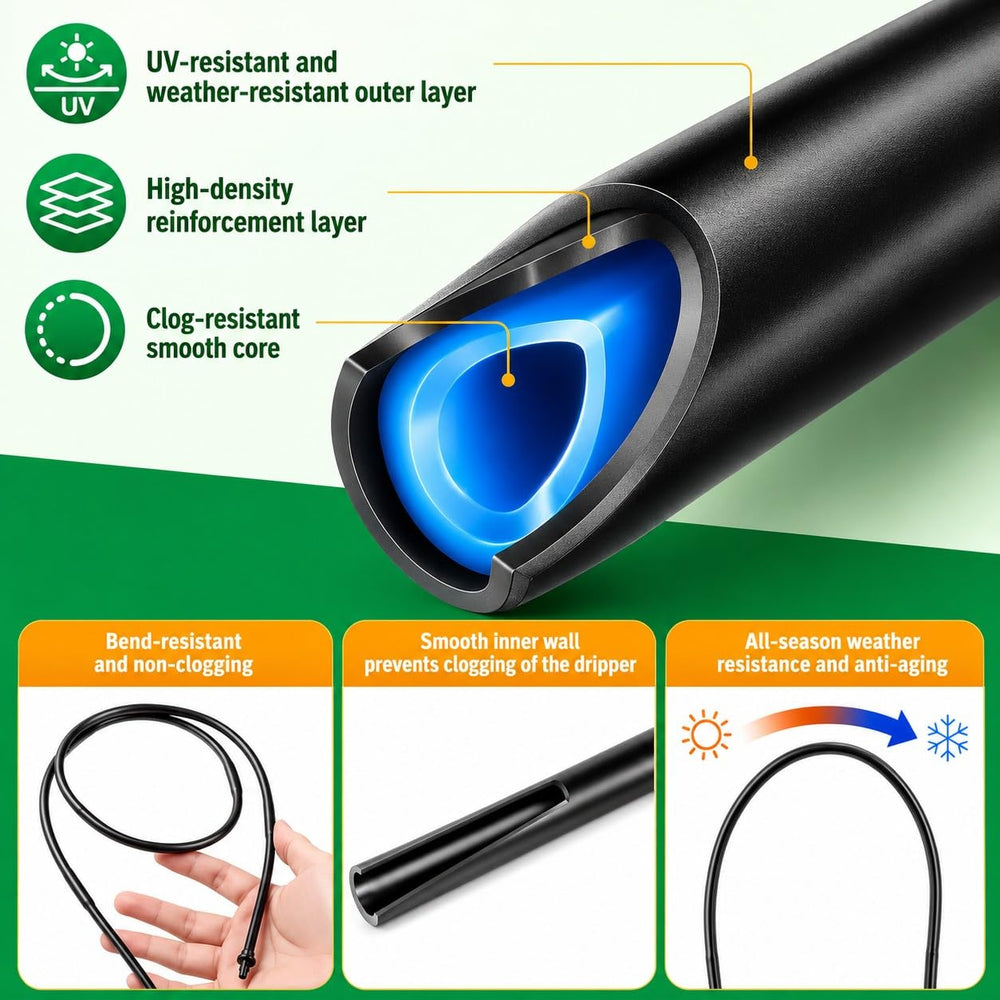 WAIWL flexible tubing texture close-up demonstrating durable material benefit