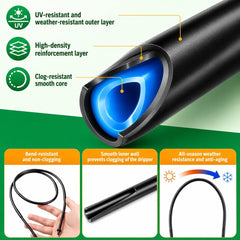 WAIWL flexible tubing texture close-up demonstrating durable material benefit