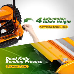 Walensee 8.5-inch drive wheel detail demonstrating smoother push on turf