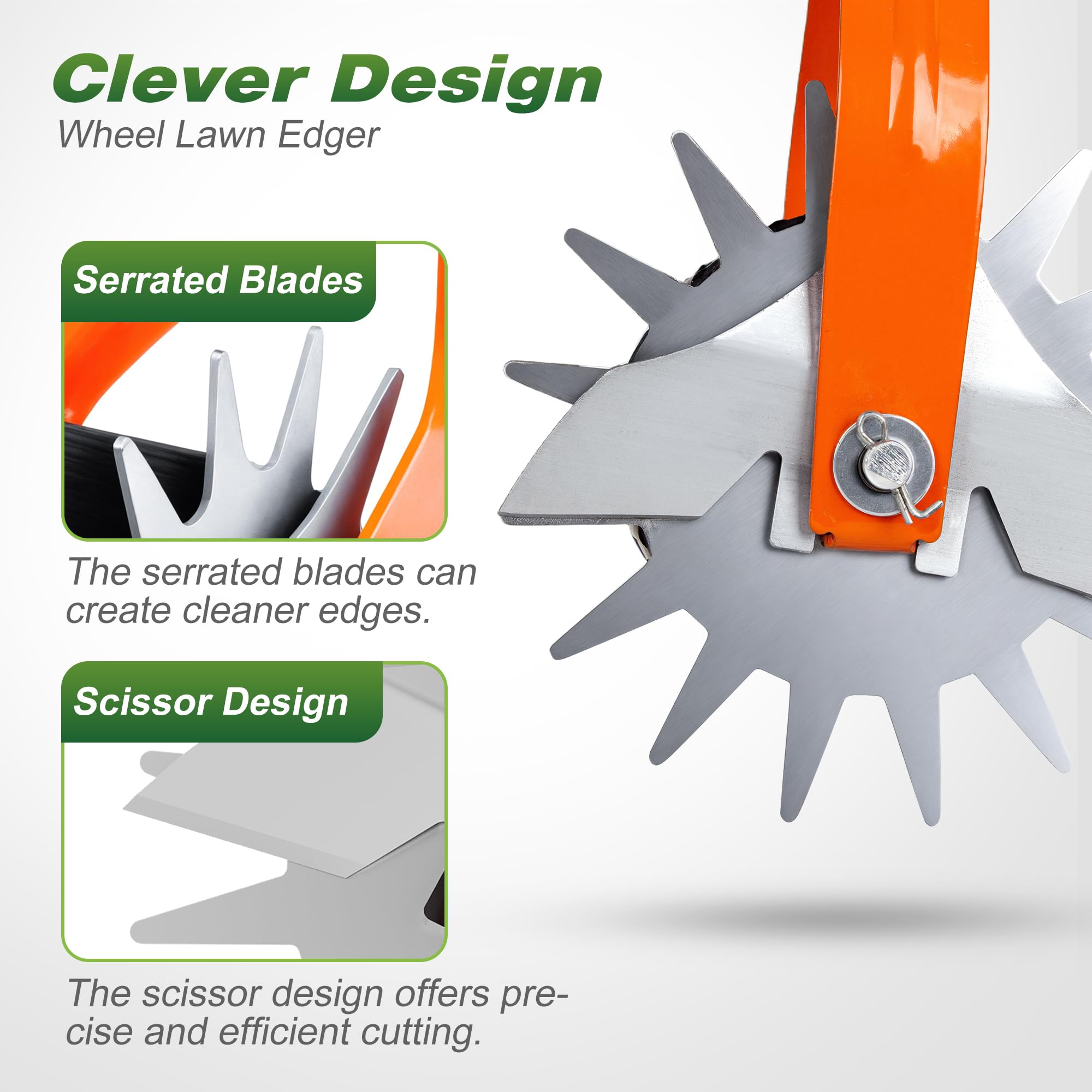 Walensee adjustable handle set at three heights for ergonomic use
