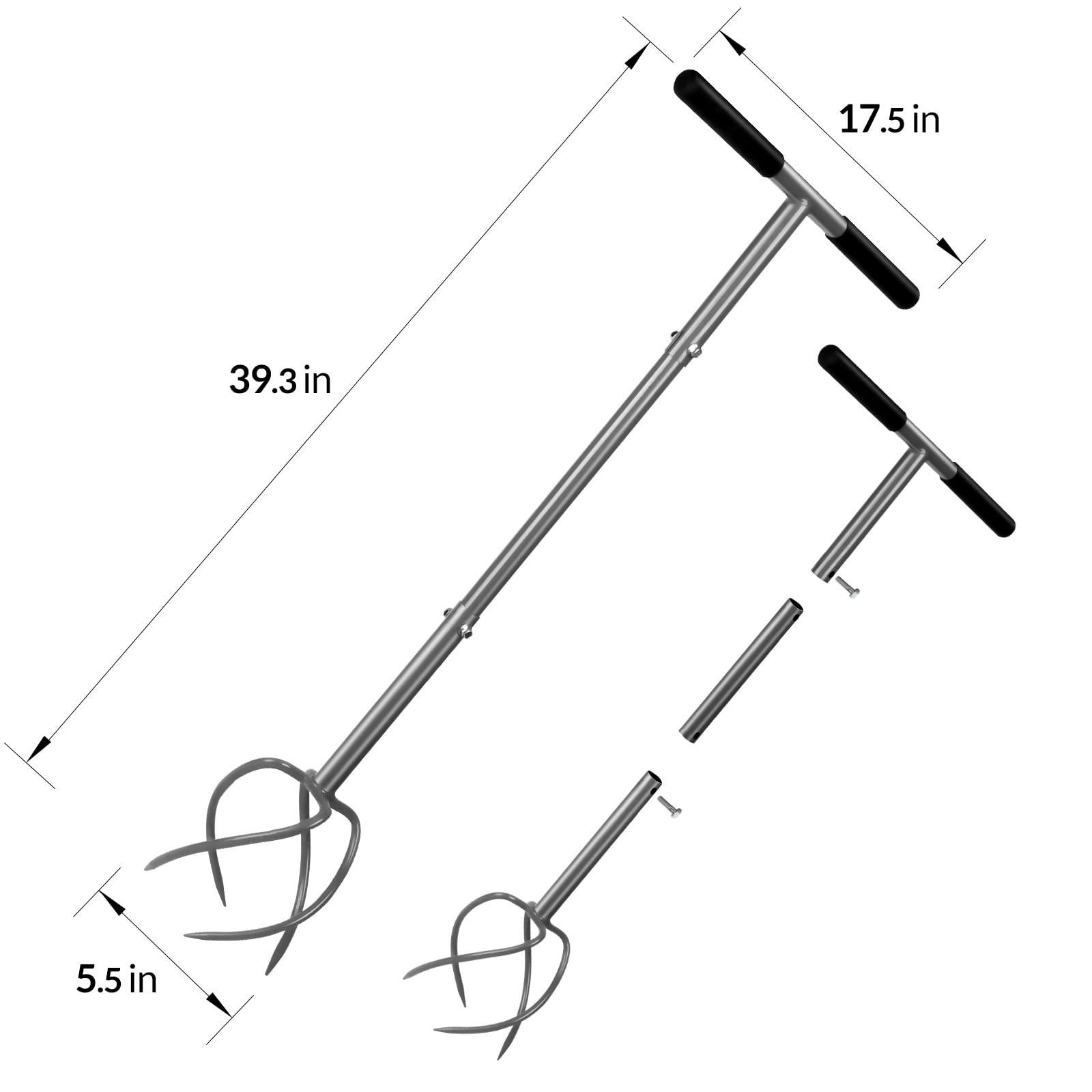 Walensee disassembled three-piece shaft for compact storage benefit