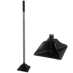 Walensee front view of steel tamper showing solid head and handle, durable performance