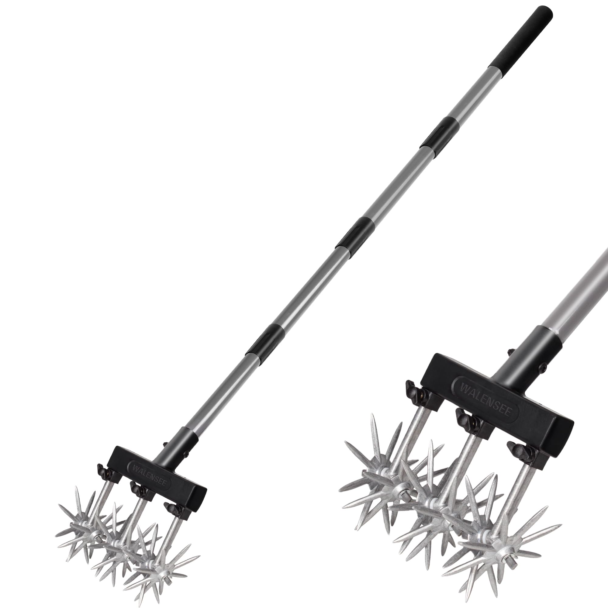 Walensee front view showing full cultivator and ergonomic reach benefit