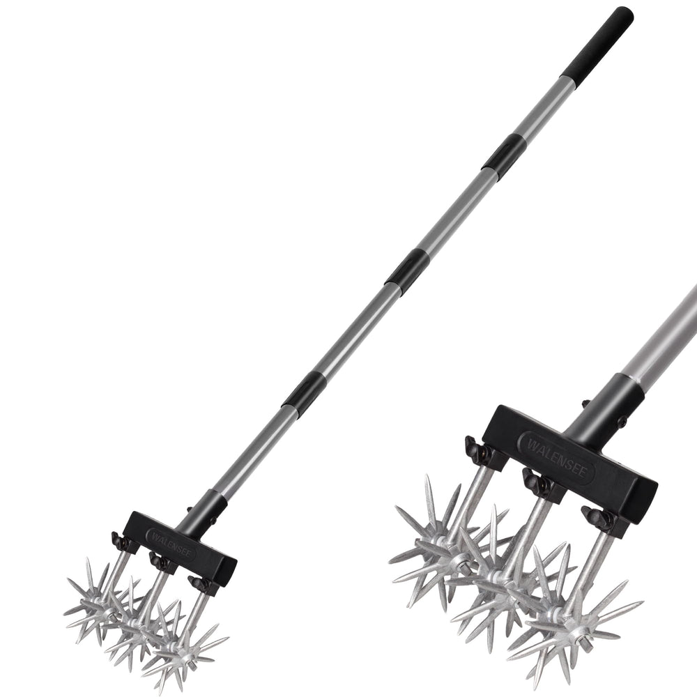 Walensee front view showing full cultivator and ergonomic reach benefit