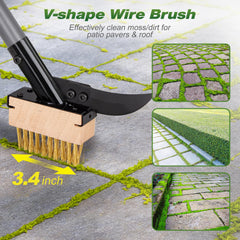 Walensee adjustable stainless-steel handle and rubber grip for comfortable use