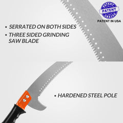 Walensee handle and reinforced locking screw detail offering secure grip and stability