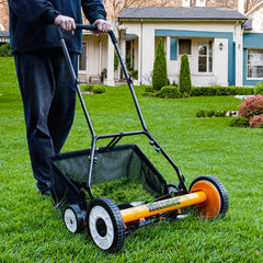 Walensee sponge grip handle detail improving comfort during longer mowing