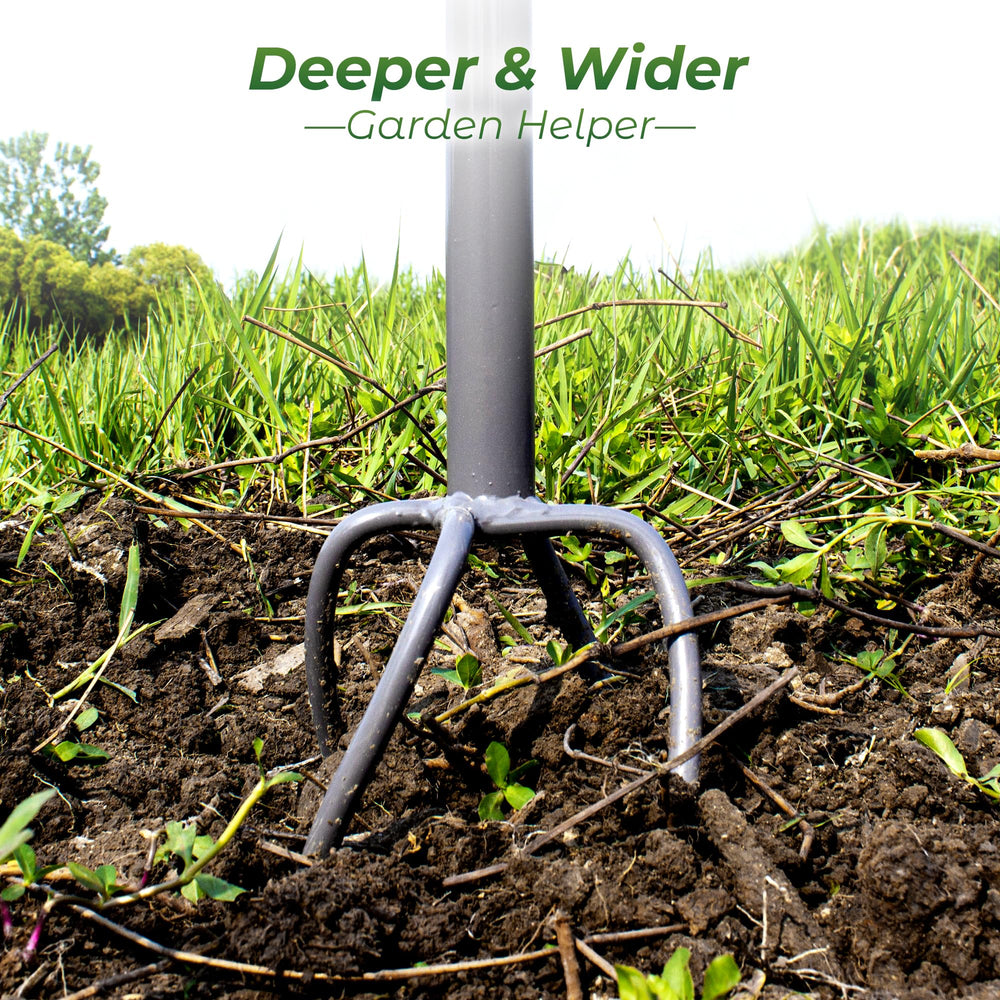 Walensee twist tiller in use loosening garden bed efficiently