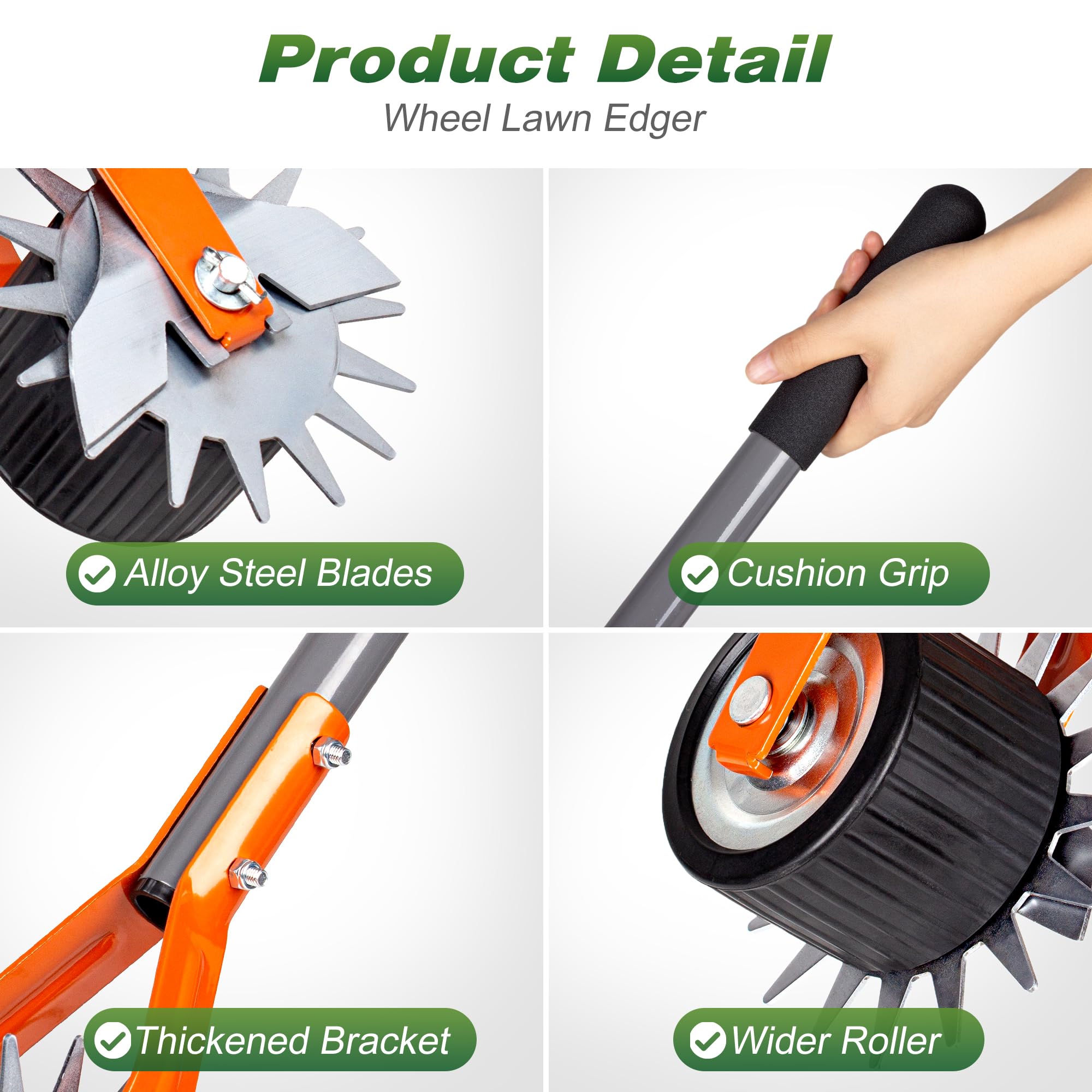 Walensee wider roller detail improving balance on uneven ground