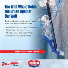 Wall Whale nylon bristles close-up showing durability and longer life