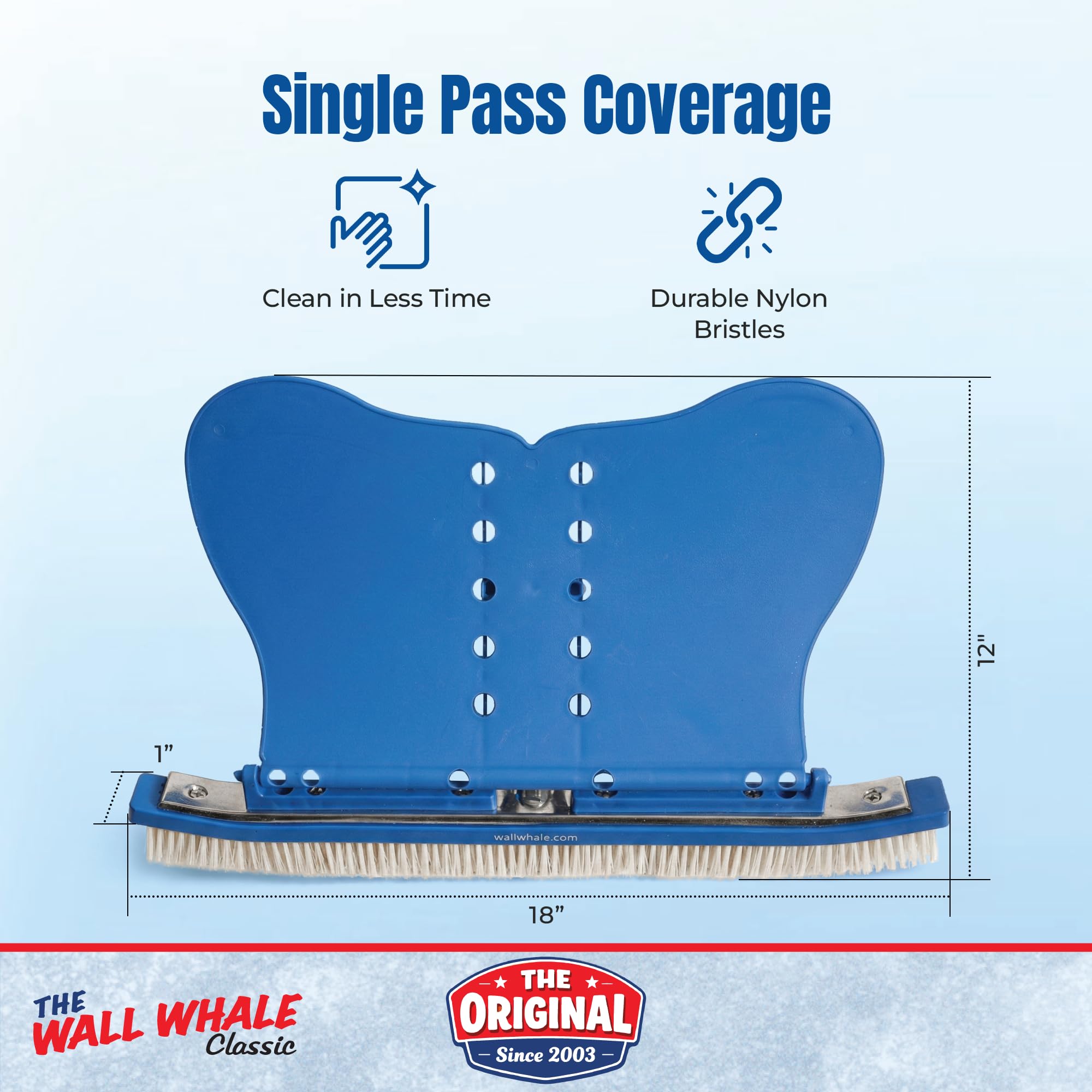 Wall Whale label and components made in USA for reliable quality