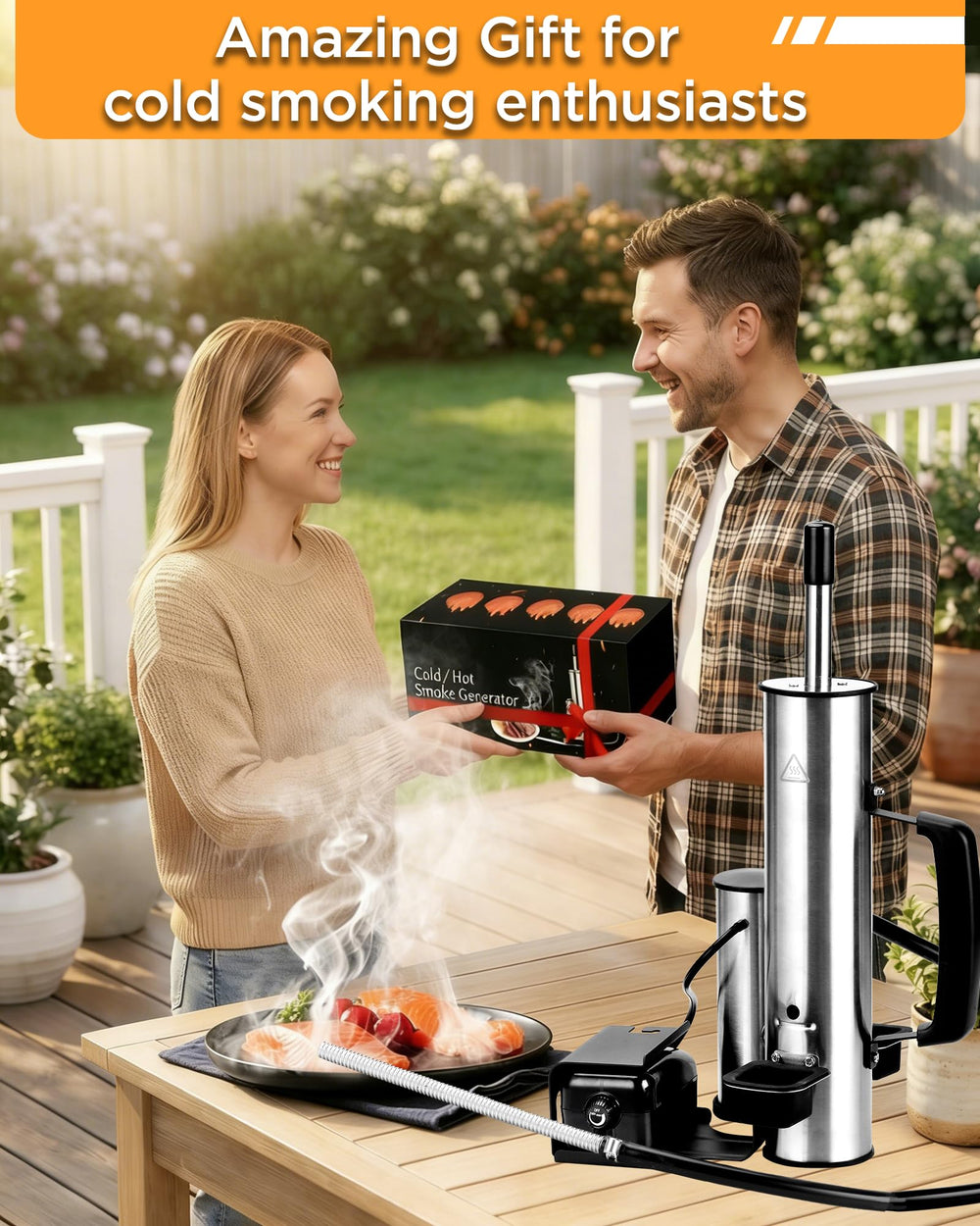 Walpreson used at backyard barbecue adding clean smoky aroma to food