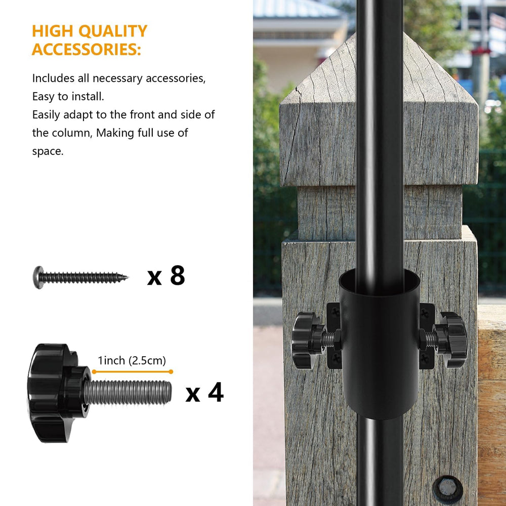 Walrkaur hardware and fasteners laid out showing easy installation benefit