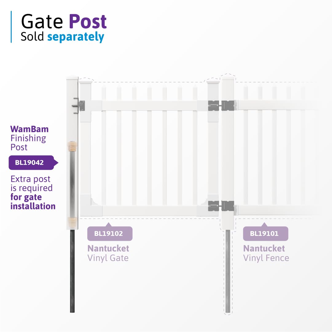 WamBam close-up of gate hardware highlighting durable premium fittings