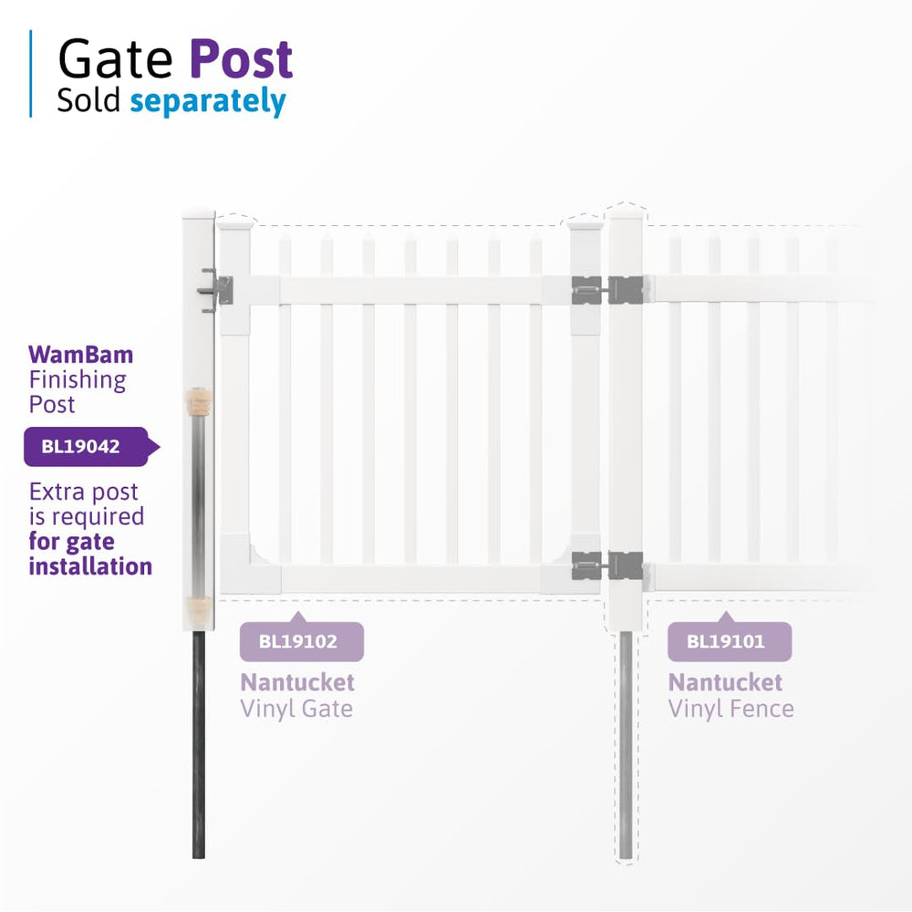 WamBam close-up of gate hardware highlighting durable premium fittings