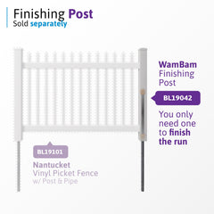 WamBam Fence steel anchor close-up demonstrating strong permanent footing