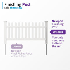 WamBam Fence vinyl post close-up highlighting smooth low-maintenance finish