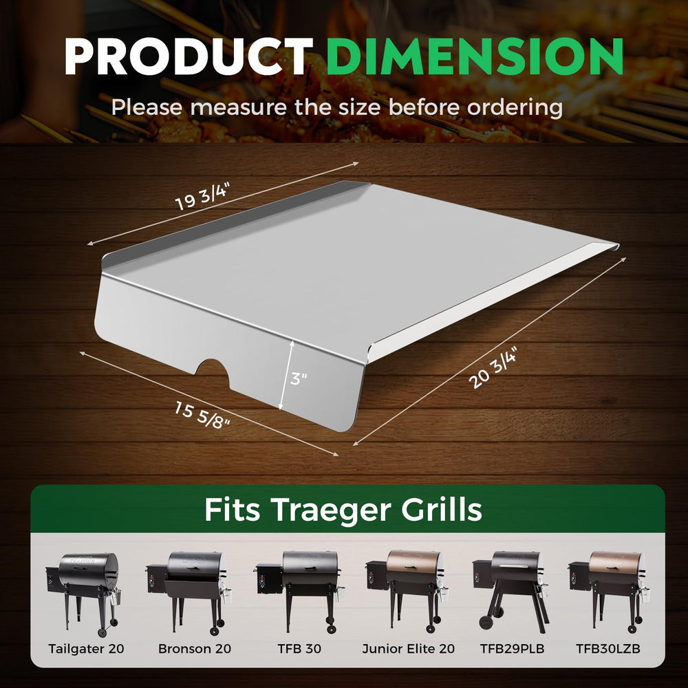 Wanchao side profile baffle highlighting height and reinforced edges benefit