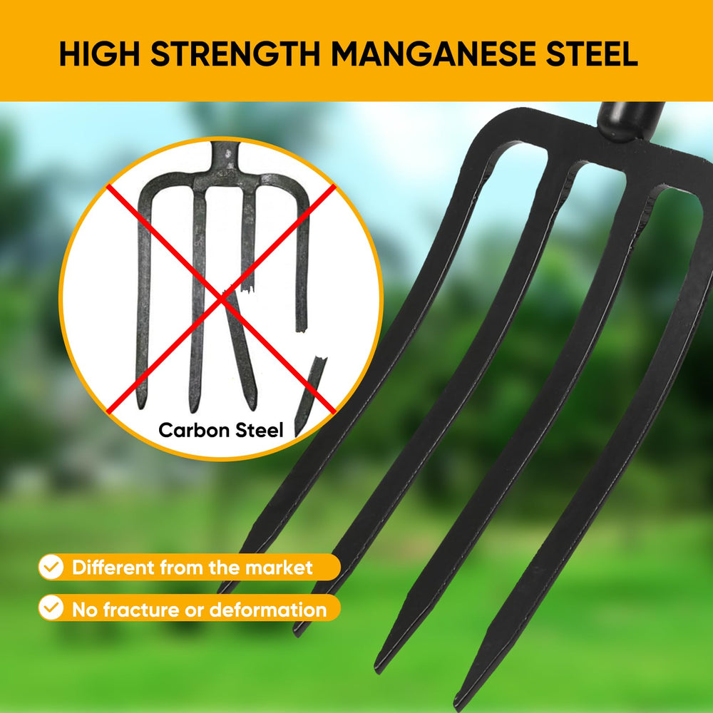 wangyanhao tool in use turning compost for faster decomposition and easier aeration