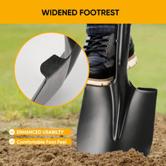 wangyanhao shovel in use digging soil to show effective penetration and control