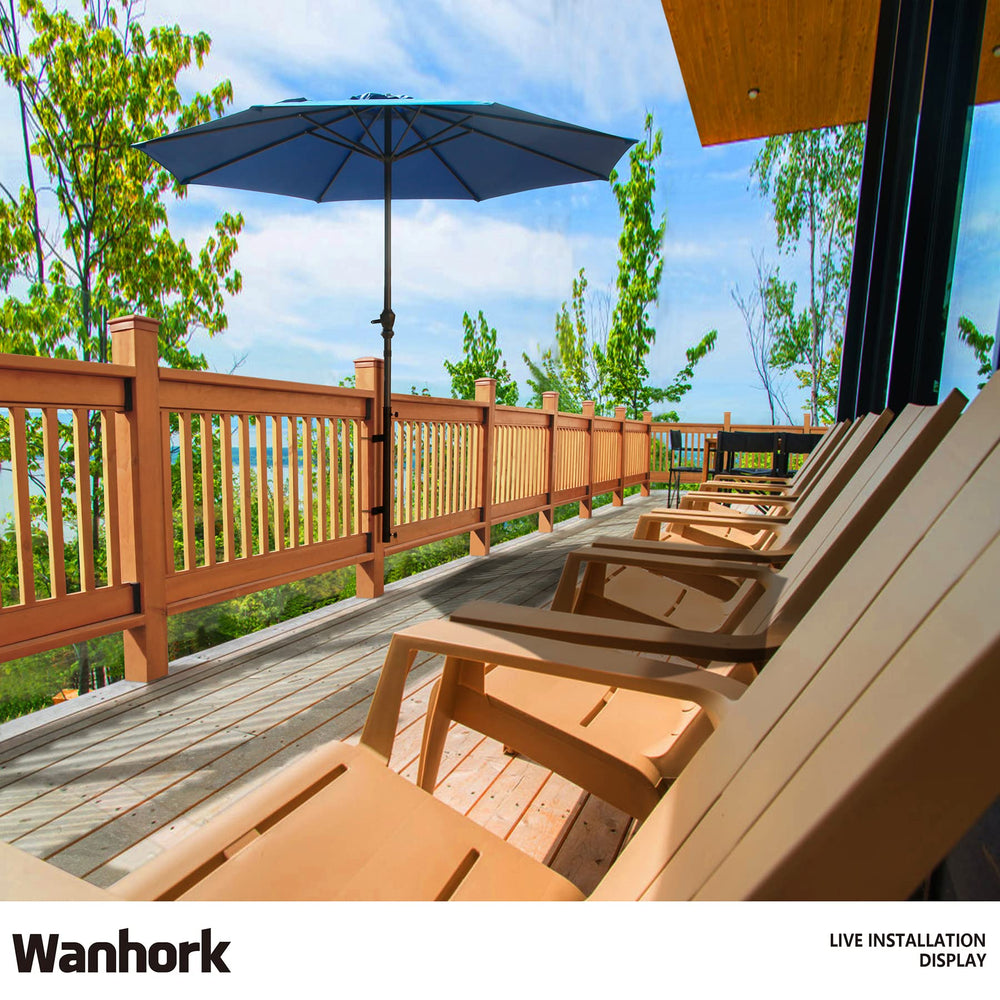 Wanhork stainless hardware and accessories laid out showing complete tool-free kit benefit