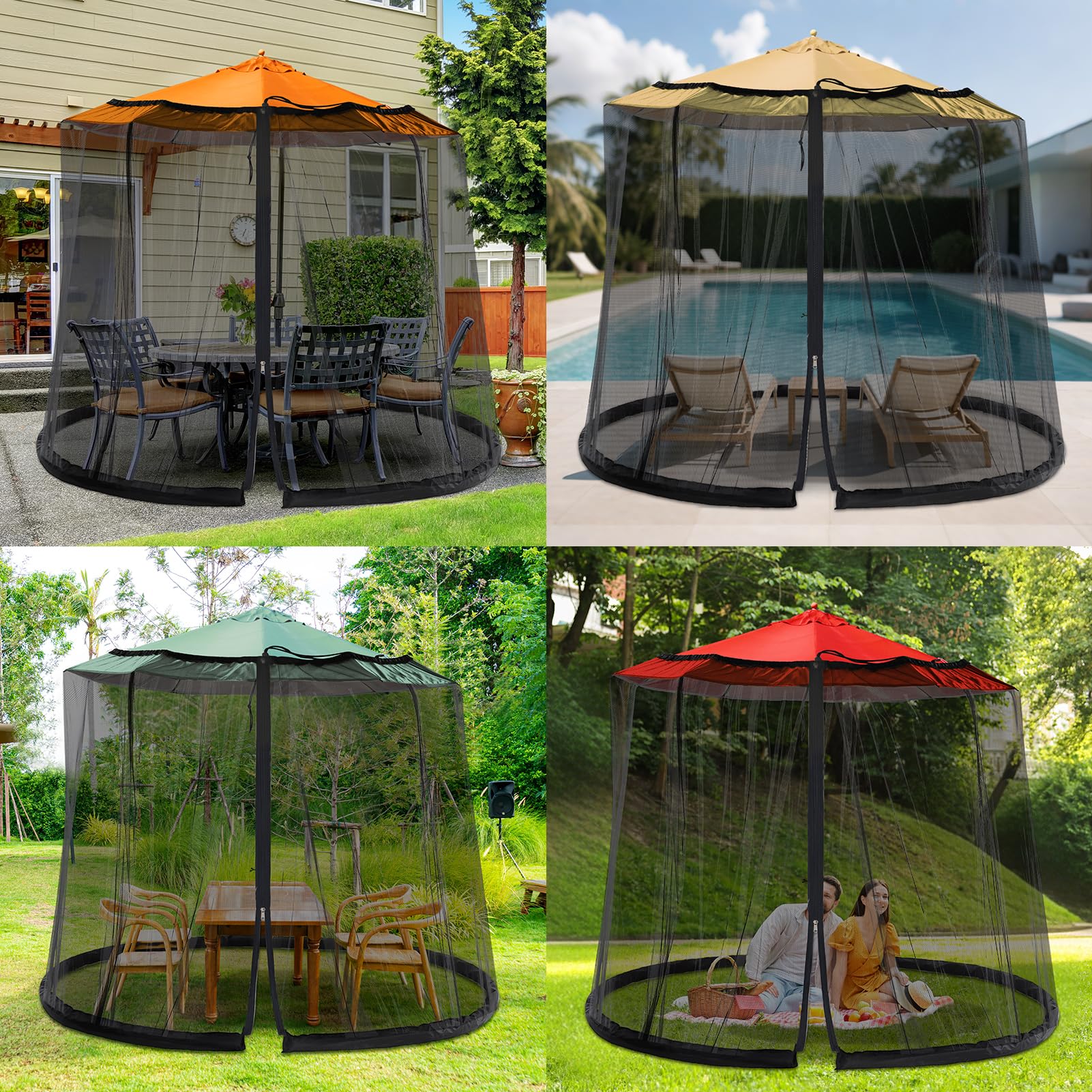 WANRU lifestyle evening patio family gathering enjoying bug-free outdoor time