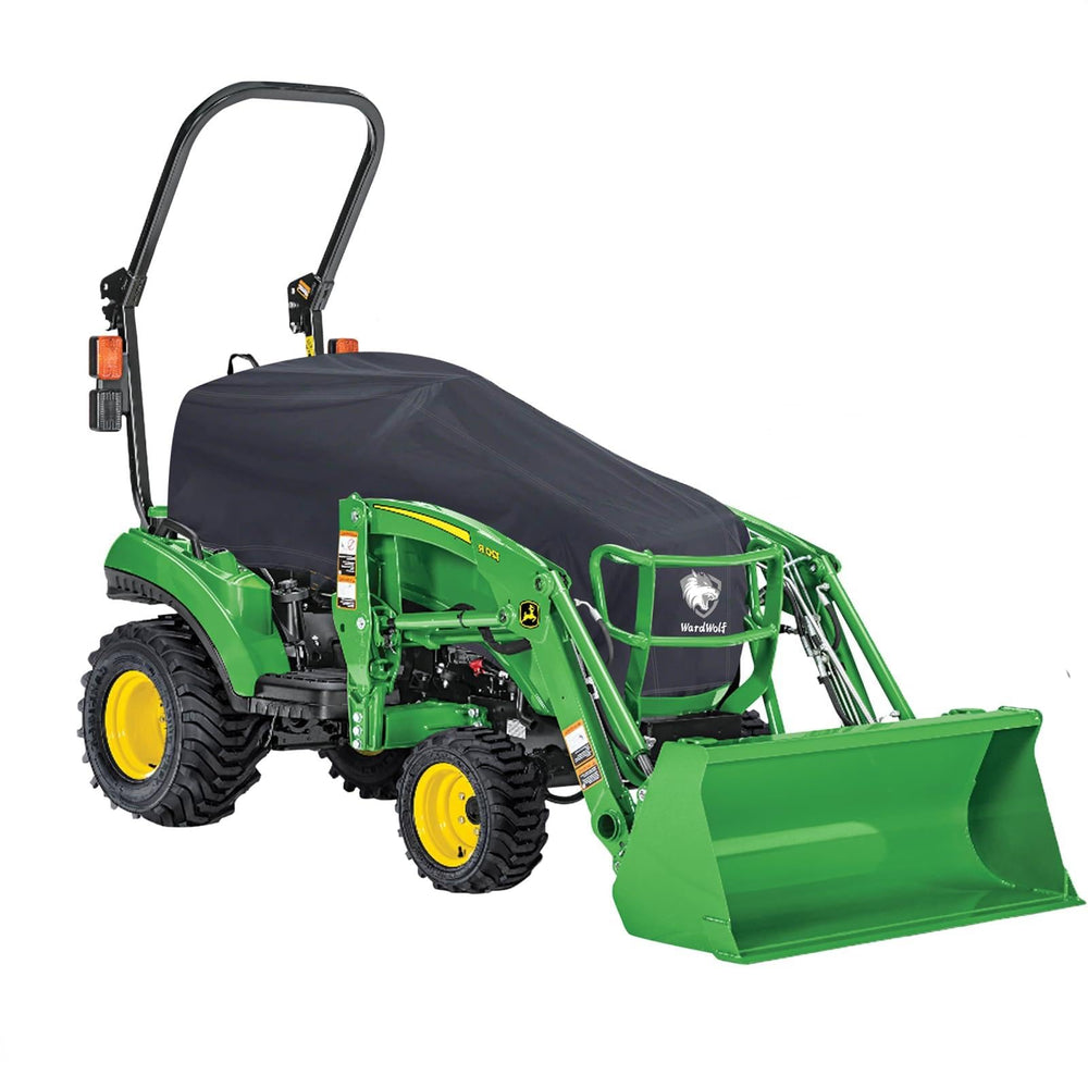 WardWolf front view showing full tractor coverage and protection