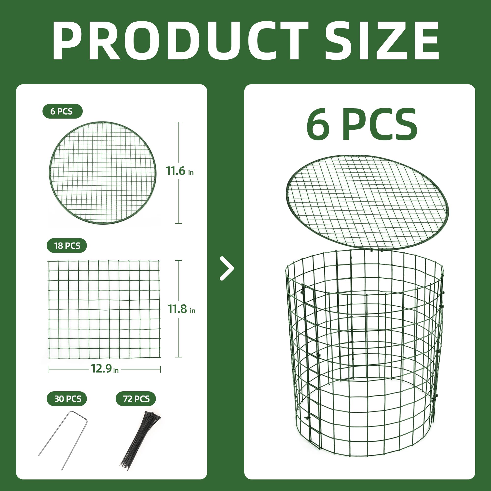 warmfarm closeup of corrosion-resistant mesh, highlights durable finish