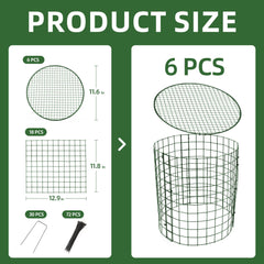 warmfarm closeup of corrosion-resistant mesh, highlights durable finish