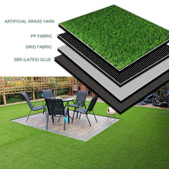 WarmShe underside view showing perforated backing for fast drainage and durability