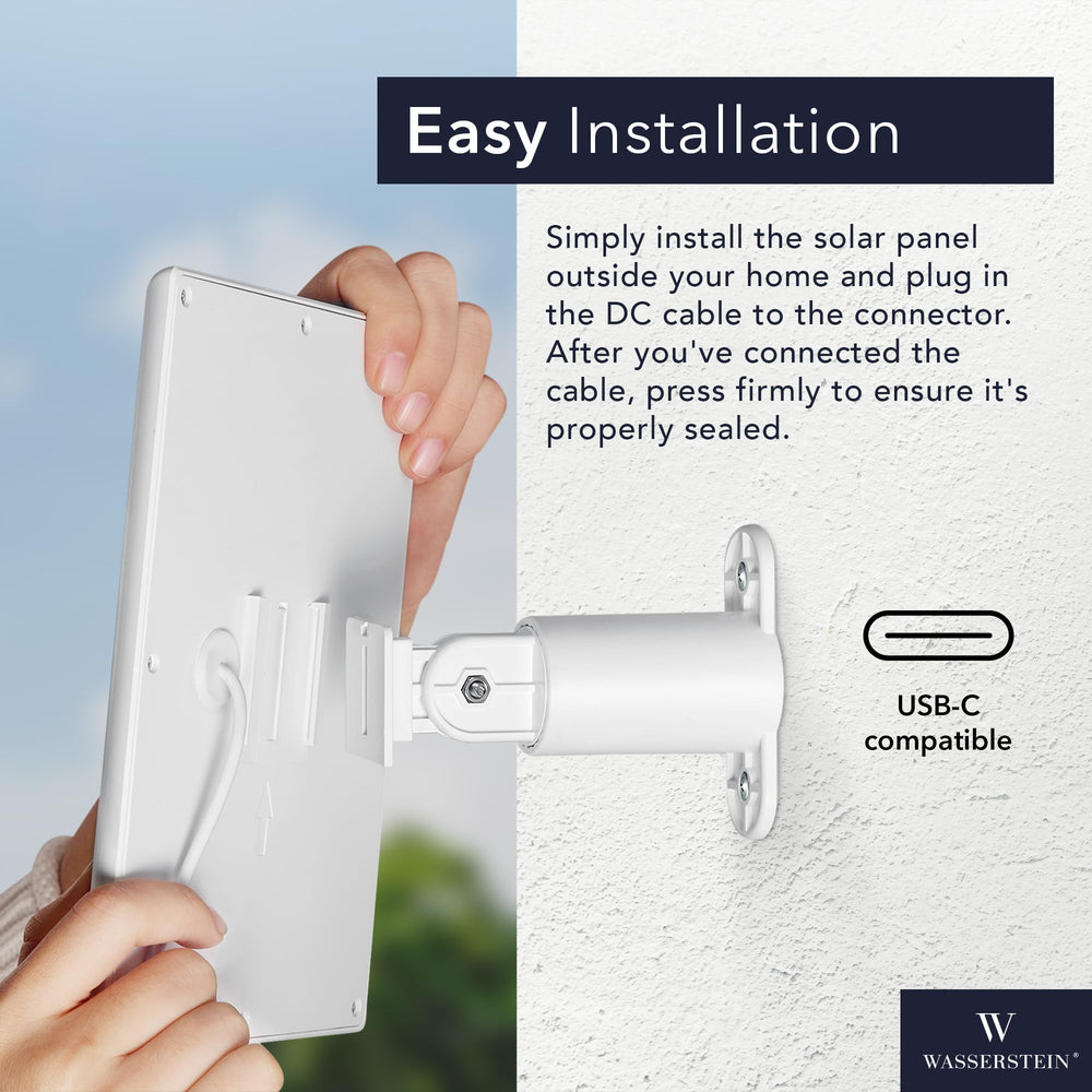Wasserstein 360° mounting bracket angled for optimal sun exposure and flexibility