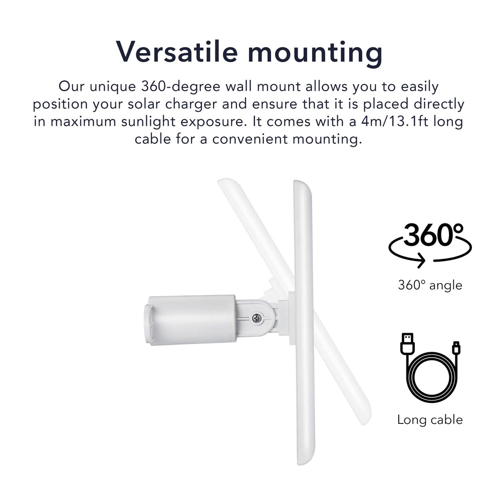 Wasserstein long 4m cable and DC connector providing flexible placement benefit
