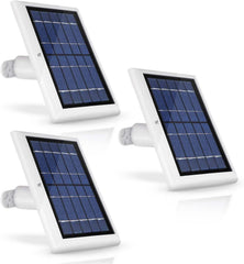 Wasserstein solar panel front view showing sleek white finish and reliable power