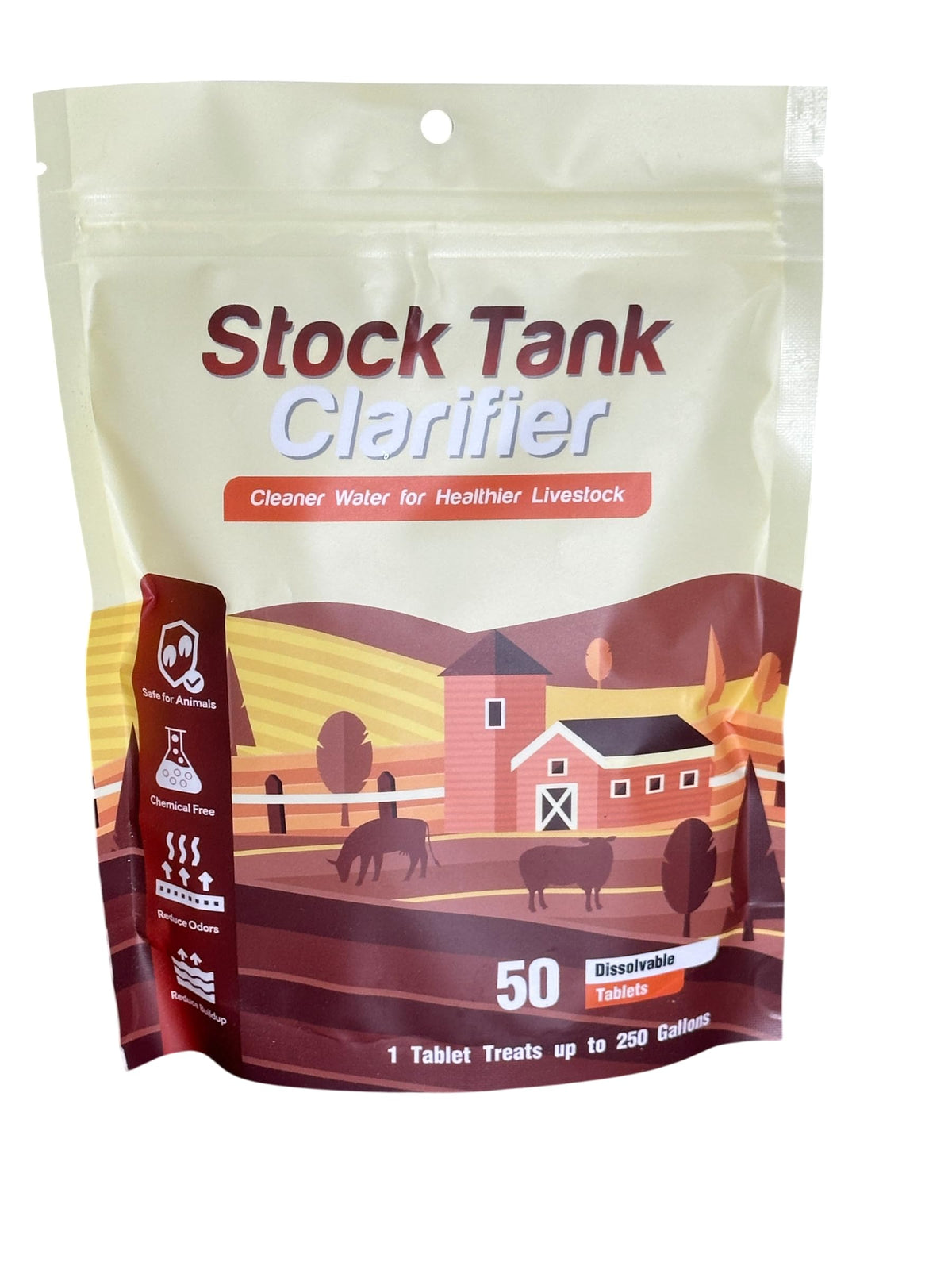 Waste Tank Formula jar front label showing product and clear use benefits