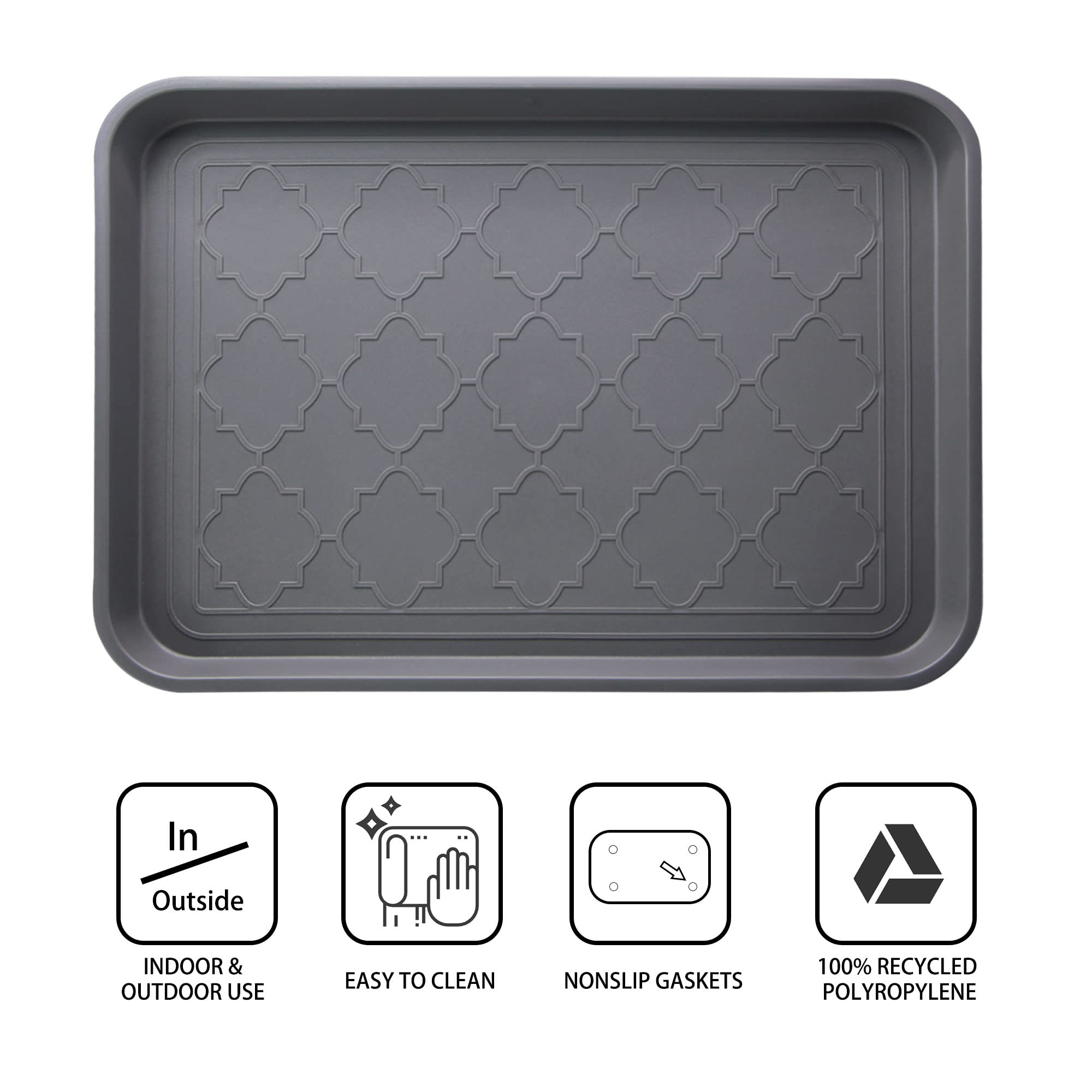 WATANIYA PET close-up of tray texture and raised edge highlighting spill containment