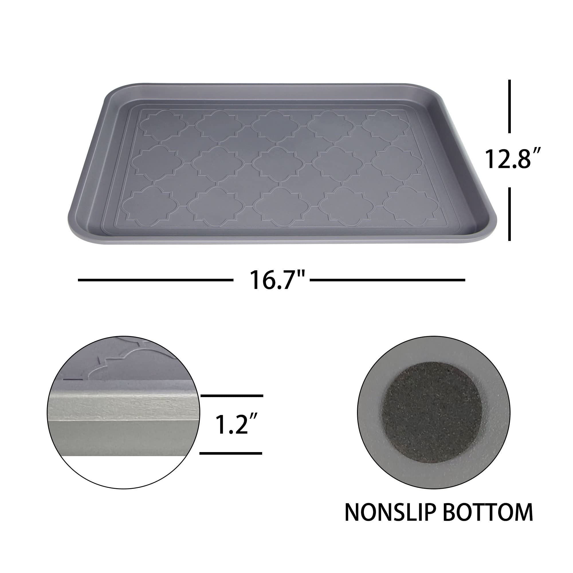 WATANIYA PET tray under boots at entryway keeping floors clean and dry