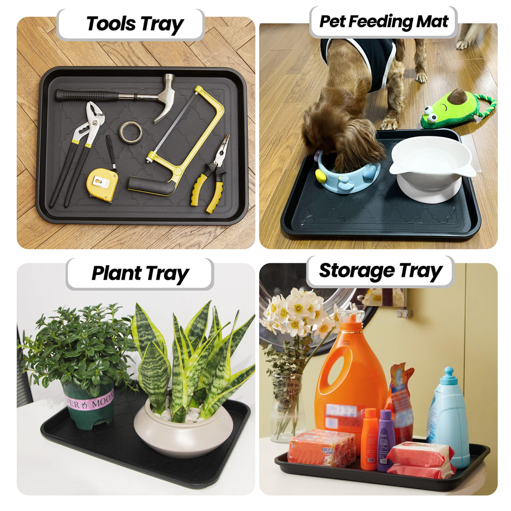 WATANIYA PET tray catching drips under sink to prevent cabinet damage