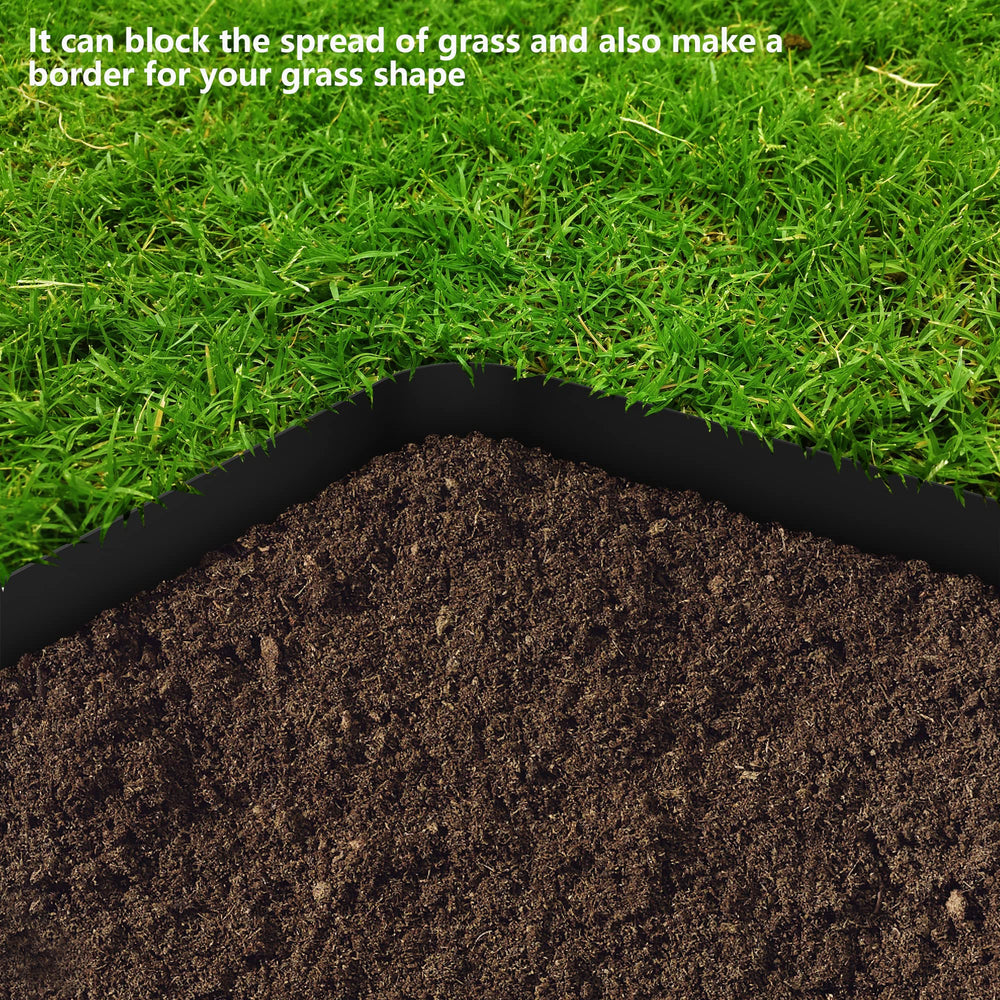 Watayo edging in use along straight lawn creating a clean boundary