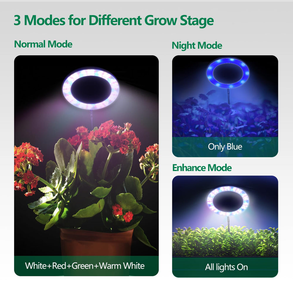 WaterRebirth positioned higher over a tall plant demonstrating adjustable height benefit