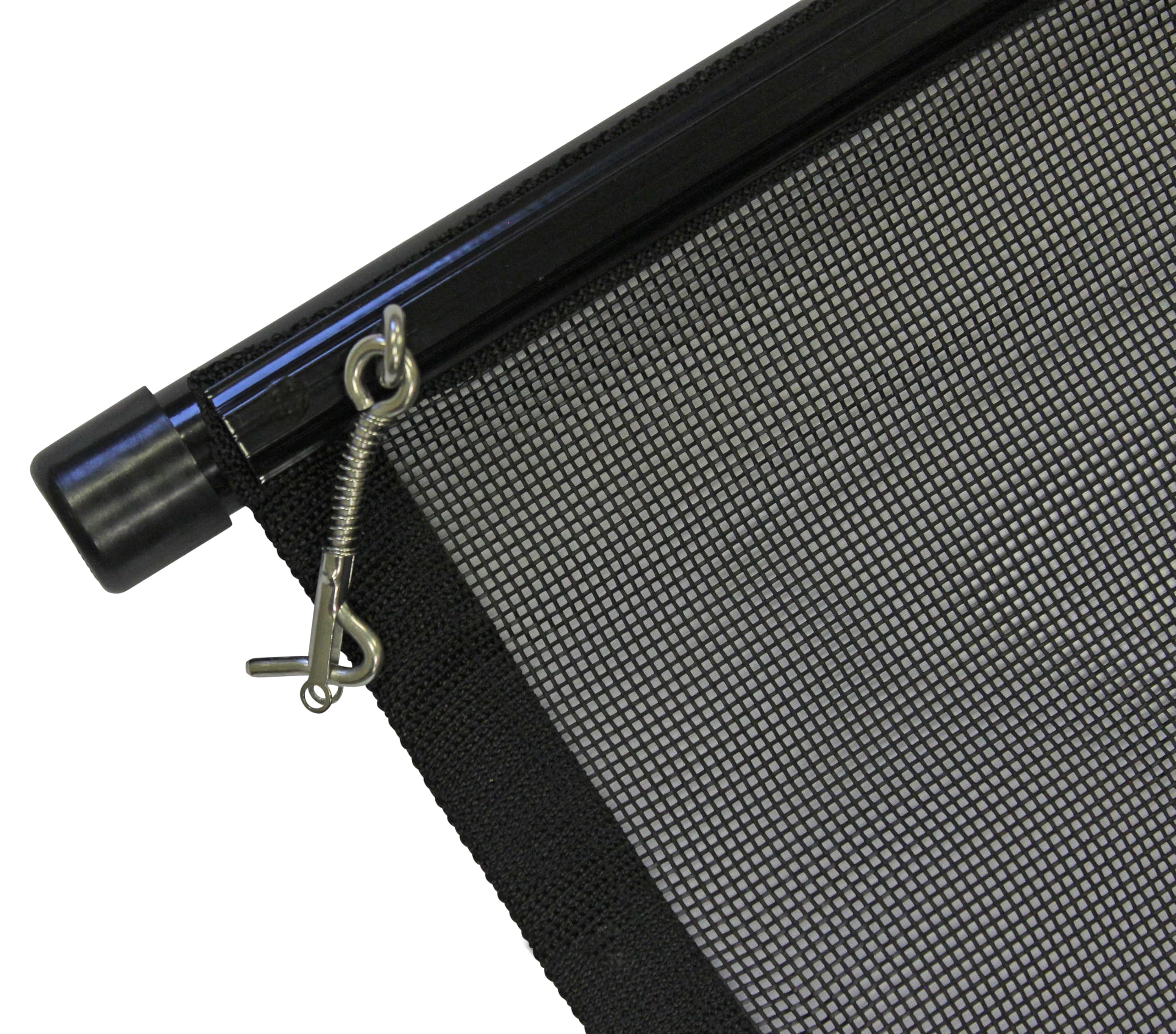 WaterWarden close-up of reinforced mesh edge showing durability and UV protection