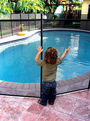 WaterWarden stainless steel pole and anchor detail showing strong secure installation