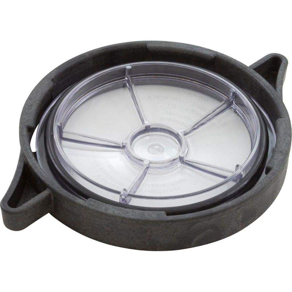 Waterway Hi-Flo lid front view showing seal face and easy-lock for reliable closure