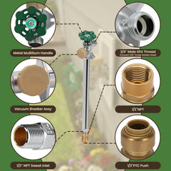 Watflow close-up chrome finish detail highlighting corrosion resistance and easy cleaning