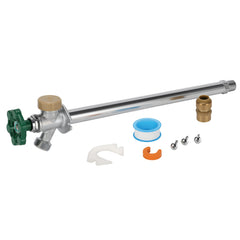 Watflow front view wall-mount sillcock showing durable exterior connection and reliability