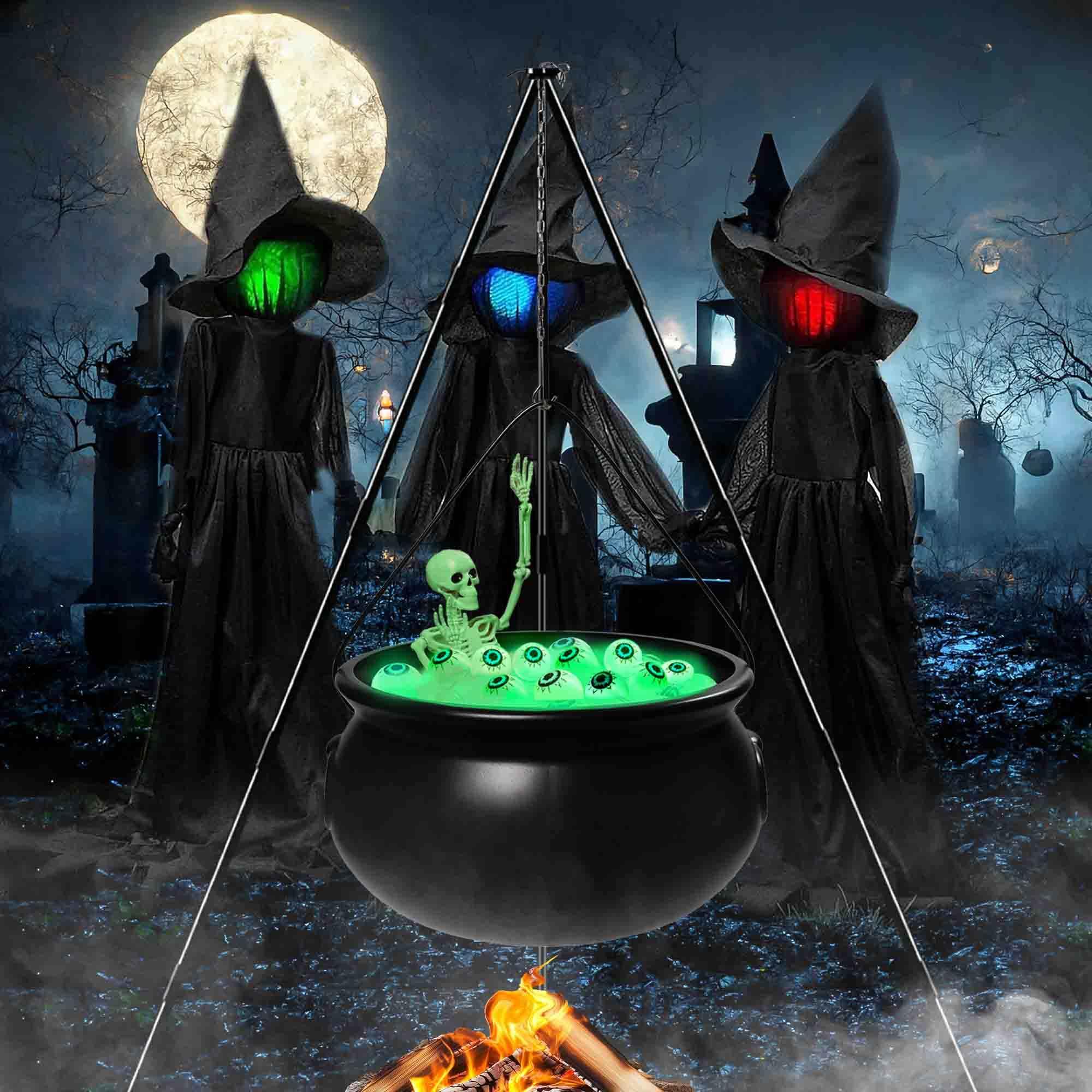 Watlie cauldron interior with PP cotton filler for bubbling effect