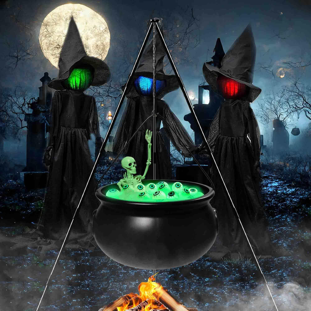 Watlie cauldron interior with PP cotton filler for bubbling effect